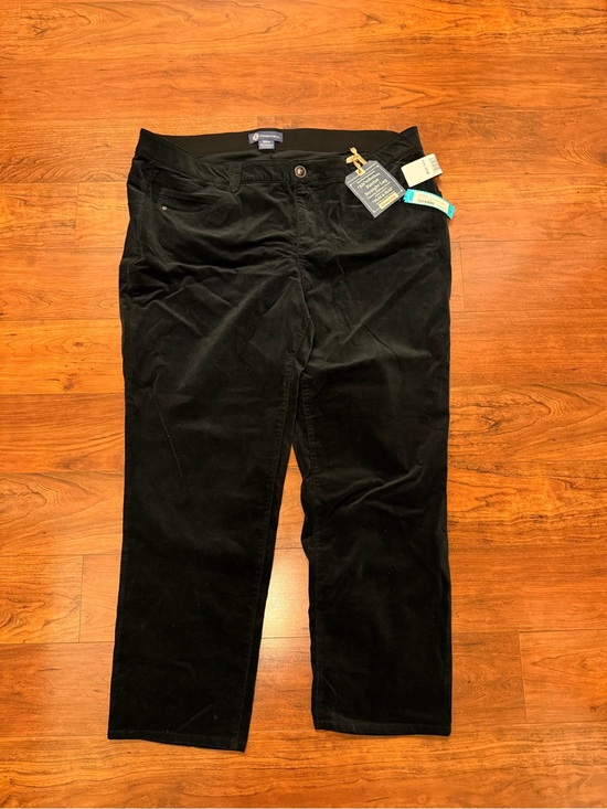 Democracy Pants - NWT Democracy Absolution Passion Straight Leg Black Corduroy Pants 22W